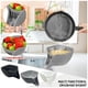 thumbnail image 5 of Cesta multifuncional Cesta multifuncional de silicona con boquilla para alimentos Cesta coladora de alimentos avanzada Cocina para lavar frutas, 5 of 5