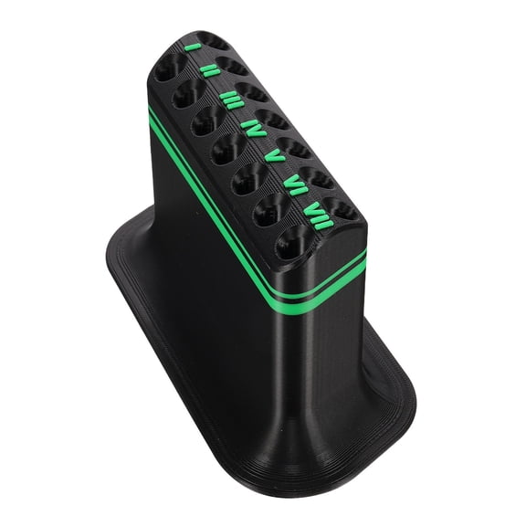 Luxshiny Desktop Arrow Rack with Slots Black for Archery Equipment Storage