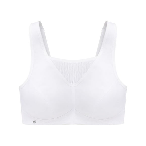 Soutien-gorge de Sport Camisole Sans Rebond pour Femmes Glamorise 1066 (Blanc 34G)