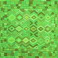 thumbnail image 1 of Ahgly Company Indoor Square Southwestern Green Country Area Rugs, 8' Square, 1 of 1