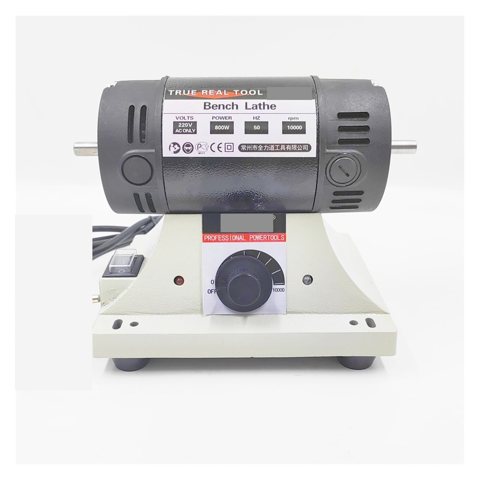800W High-Power Bench Grinder, Electric Eoodworking Jade Carving Polishing Machine Grinder 0.3-4mm Flexible Shaft Handle ,Powerhouse Performance