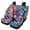 Floral Mandala Pattern, variant on Pzuqiu Car Seat Covers Full Set Polyester, Compatible with Sedan Seats SUV Seats, for Truck SUVs, Geometric Pattern Design