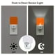 thumbnail image 3 of Balery Orange Scales Luz Nocturna LED con Sensor Automático, Enchufe con Sensor Crepuscular, Luz Suave de 0.5W para Dormitorio, Pasillo, Baño-UK, 3 of 7