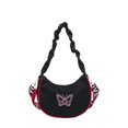 thumbnail image 1 of Bolso Mano Hobo Bag Crescent Hombro Mariposa Casual para Mujeres Niñas, 1 of 7