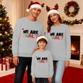 thumbnail image 4 of Wangmeiwg Family Christmas Sweatshirts,Holiday Sweatshirt Family Christmas Sweaters Mom And Son Matching Outfits Matching Christmas Outfits M Grey, 4 of 5