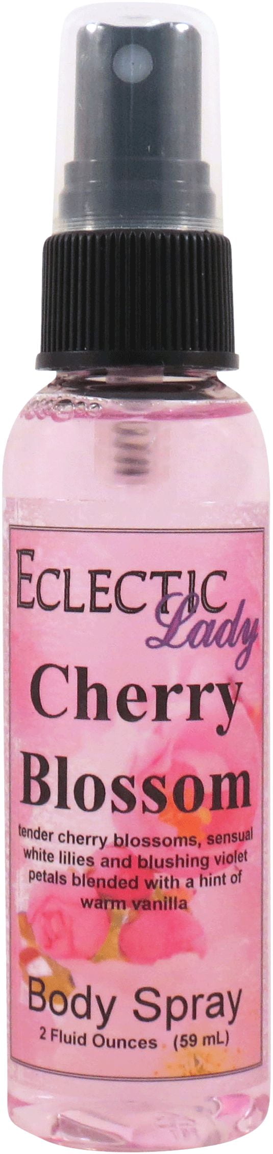 Cherry Blossom Body Spray, Eclectic Lady, Hydrating Mist, Unisex, 2 oz