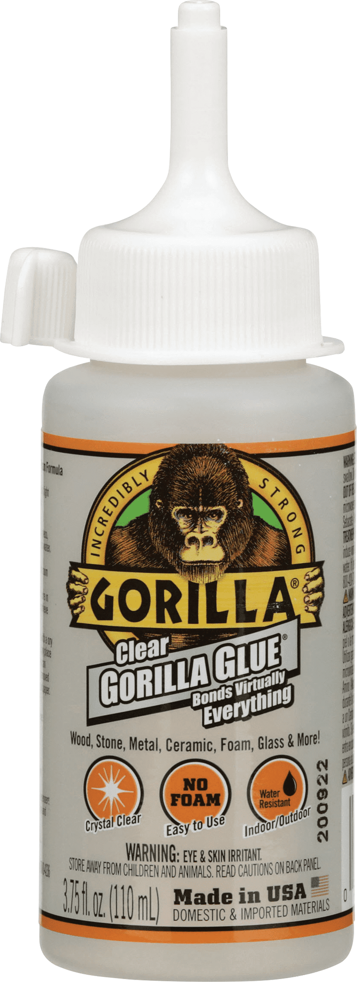 Gorilla Clear All-Purpose Glue - Pack of 2 — Residential Use, Standard Application