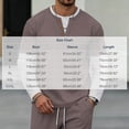 thumbnail image 3 of Men Fall Blouse Mineart Men Fake Two Piece V Neck Long Sleeve T Shirts Contrast Cuffs Color Pullover Tees Block Breathable Casual Tops Loungewear, 3 of 6
