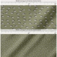 thumbnail image 2 of Soimoi Green Cotton Voile Fabric Eyes Face Print Sewing Fabric Yard 56 Inch Wide, 2 of 7
