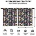 thumbnail image 2 of Blackout Kids Curtains,Day Of the Dead Halloween Pattern Childrens Insulated Curtains Set Of 2,Bedroom Essentials,Toddler Room Decor 52"x63", 2 of 5