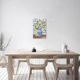 thumbnail image 3 of ZHONGYUTONG Yellow Lemon Canvas Wall Art for Kitchen Fruits Food Pictures Yellow and Blue Pottery Painting for Dining Room Decor Framed (16.00" x 24.00"), 3 of 5