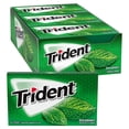 thumbnail image 5 of Trident Chewing Gum Spearmint 12 Packs/Box (MOZ01106/61534), 5 of 5