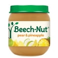 thumbnail image 2 of (10 pack) Beech-Nut Stage 2 Baby Food, Pear & Pineapple, 4 oz Jar, 2 of 6