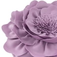 thumbnail image 6 of JWH 3D Round Peony Floral Throw Pillow Cases with insert Modern and Romantic Bedroom Living Room and Hotel Decor 14inch in Light Purple, 6 of 8