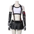 thumbnail image 4 of Disfraz de Tifa Lockhart de Final Fantasy 7 Remake, disfraz de fantasía para mujeres adultas, niñas, blusas, faldas, pelucas, traje de Halloween FF7, 4 of 5