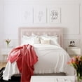 thumbnail image 2 of Elle Decor Amery King Tufted Upholstered Headboard in French Mauve, 2 of 7
