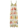 thumbnail image 4 of Various Fruits Fine Art Sleeveless Dress Summer Dress Woman 2025, 4 of 7