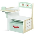 thumbnail image 2 of Delta Children ABC Alphabet Chair Desk with Storage Bin, Natural & Sage Green, 2 of 15