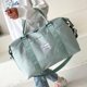 thumbnail image 4 of Bolso de lona unisex de moda Bolso de gimnasio con cremallera informal para hombres y mujeres (verde), 4 of 8