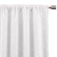 thumbnail image 4 of Bouclair White Nuk Back-Tab/Rod-Pocket Curtain 54x84 in (137x213 cm), 4 of 8