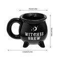 thumbnail image 3 of Zmoon Witch Cup Crucible Potion Cup Mug Ceramic Halloween Magic Coffee Cup, 3 of 7