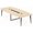 Brown, variant on Fnova 94.48" Conference Table with Cable Grommets, Large Boat-Shaped Meeting Room Table with Sturdy Metal Legs, Multi-Purpose Executive Desk for Office, Boardroom & Collaborative Workspaces
