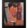 thumbnail image 2 of Modigliani, Amedeo 15x17 Black Modern Framed Museum Art Print Titled - Henri Laurens, 2 of 5