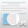 thumbnail image 6 of Core Products Econo Leg Spacer Foam Knee Support Cushion, Standard Size, Removable Cover Included, 6 of 6