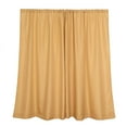 thumbnail image 6 of Efavormart 2 Pack | Gold Polyester Drapery Panels With Rod Pockets, Photography Backdrop Curtains, 5ftx8ft - 130 GSM, 6 of 11