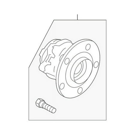 Genuine OE Mitsubishi Hub & Bearing Assembly - 3785A063 Fits select: 2021 MITSUBISHI OUTLANDER SPORT, 2013-2015 MITSUBISHI OUTLANDER SPORT ES
