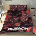 thumbnail image 1 of BLEACH Conjunto de sábanas temático, trío de piezas, cómodo y amigable con la piel, diseño único, regalo de decoración para el hogar para familiares, amigos y fans,140cm *210cm, 1 of 6