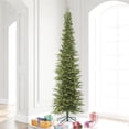 thumbnail image 2 of Vickerman 102" Bixley Pencil Fir LED Lights Artificial Christmas Tree in Green, 2 of 3