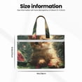 thumbnail image 3 of Pofeuu Cute Kitten Water Lilies Print Laptop Bag Carrying - Computer Bag Laptop Case Shoulder Slim Work Travel, 3 of 8