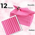 thumbnail image 4 of Bedding Craft Wild Orchid Cotton Cloth Dinner Napkins – Soft Durable Machine Washable Fabric for Weddings, Thanksgiving & Daily Dining – Set of 12, 18"x18”, 4 of 10