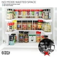thumbnail image 2 of Spicy Shelf Spice Rack Organizer for Cabinet - Expandable Spice Rack and Stackable Cabinet & Pantry Organizer (1 Set of 2 Shelves) - Pantry Organization - Seasoning and Spice Organizer, 2 of 8