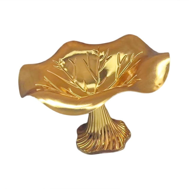 Cestas de almacenamiento para fruteros, soporte organizador, cuenco decorativo con pedestal para mesa L