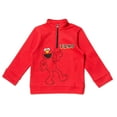 thumbnail image 5 of Sesame Street Elmo Toddler Boys Fleece Half Zip Sweatshirt and Pants Set Infant to Toddler, 5 of 5