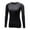 Black, variant on Women Long Sleeve Velvet Compression Quick Dry Sports Running Athletic T-shirts Tops