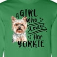 thumbnail image 4 of Inktastic A Girl Who Loves Her Yorkie Long Sleeve T-Shirt, 4 of 5