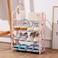 thumbnail image 1 of Simple four-layer shoe rack student dormitory lace assembly detachable shoe rack, 1 of 9