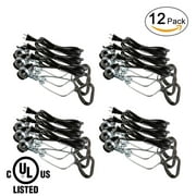 Simple Deluxe 12-Pack 18/2-Gauge Brooder and Heat Clamp Lamp, 150-Watt, UL Listed