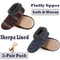 thumbnail image 5 of 2-Pair Soft Sole Slippers Husband Christmas Gifts For Men, Fuzzy Sock Gifts For Elderly Men, Warm Cozy Men Gifts For Christmas, Christmas Gifts For Dad Papa Step Father, 5 of 5
