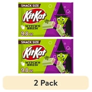 (2 pack) KIT KAT® Witch's Brew Marshmallow Flavored Creme Wafer Snack Size, Halloween Candy Bag, 9.8 oz