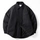 thumbnail image 1 of Chaqueta acolchada de algodón para hombre, resistente al viento, impermeable, cálida, holgada, informal, de invierno, gris, negro y azul marino., 1 of 4