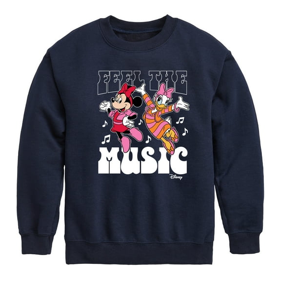 Disney - Mickey & Friends - Daisy Dances with Minnie - Feel the Music - Toddler And Youth Long Sleeve Graphic T-Shirt