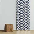 thumbnail image 4 of Bacati - Single Light Filtering Curtain Panel Mix N Match Large Dots Navy, 4 of 11