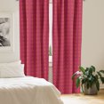 thumbnail image 2 of Ambesonne Eastern Curtains, Sun Inspired Ethnic, Pair of 28"x84", Scarlet and Maroon, 2 of 5