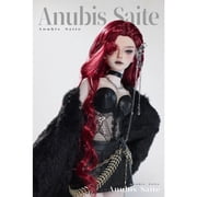 Anubis F 1/4 BJD Doll Full Set with Bariy Body Black Siscon Aesthetic Exquisite Collectible Art Doll for Enthusiasts