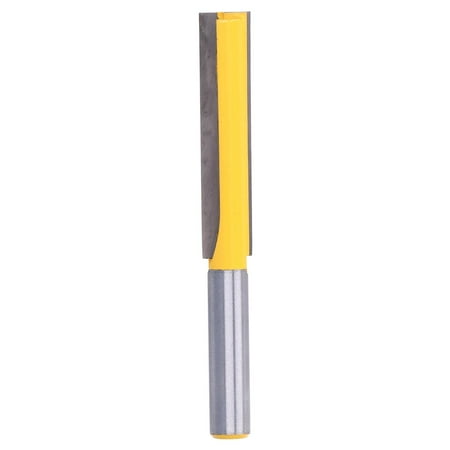 

1/2in Round Shank Router Bit Efficient Extended Bottom Straight Milling Cutter for Woodworking