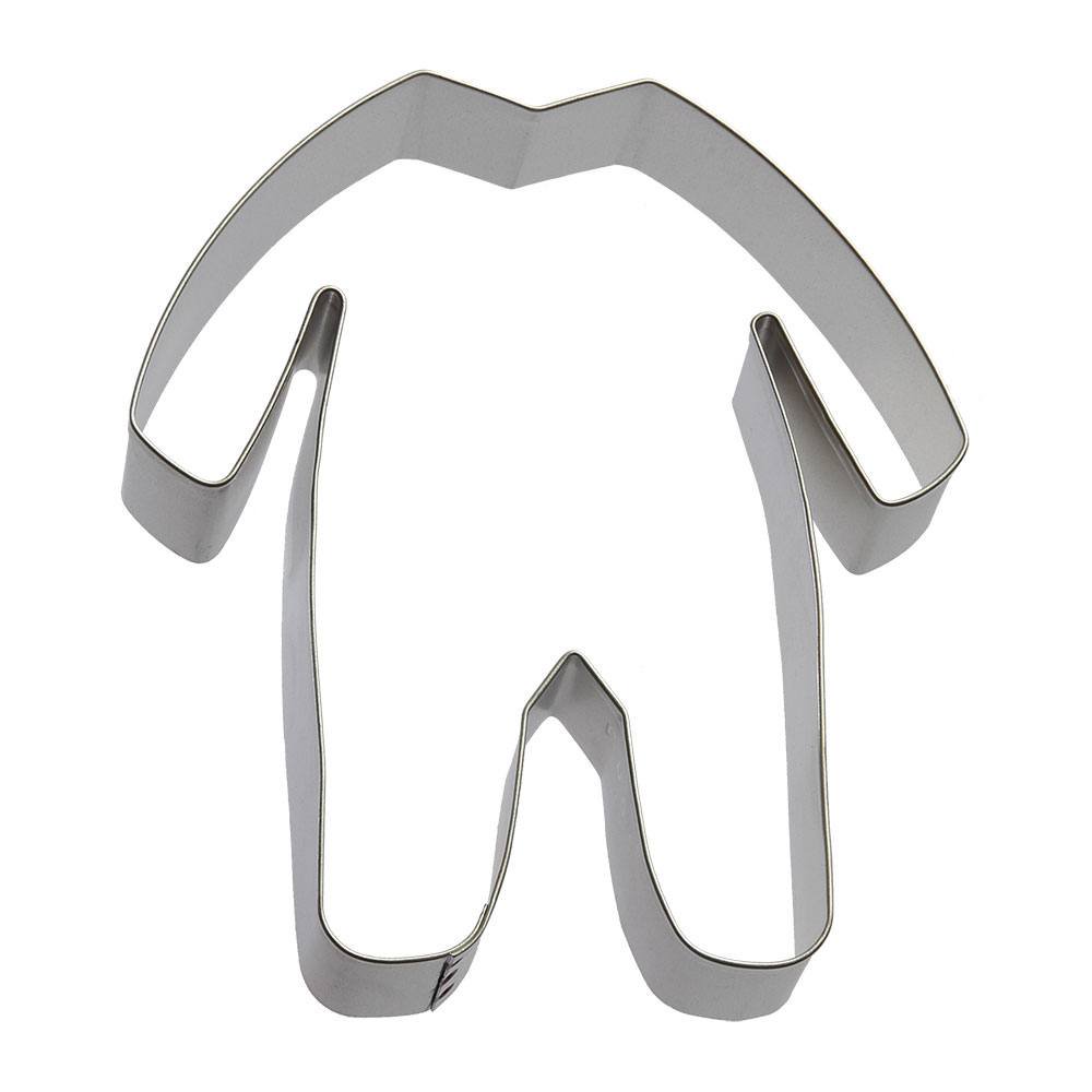 Footie Pajamas Cookie Cutter 4.5 in Foose Cookie Cutters US Tin